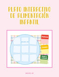 Plato interactivo de alimentación infantil
